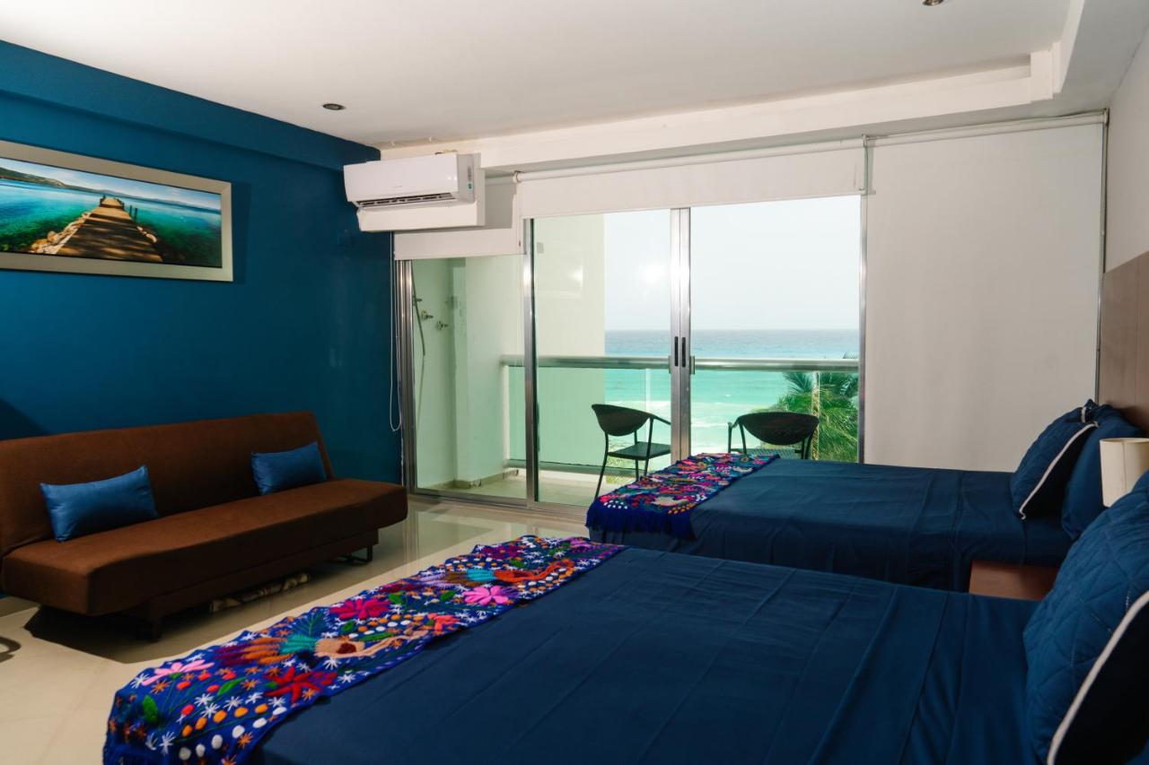 Ocean Front View Villa Cancún Exteriör bild